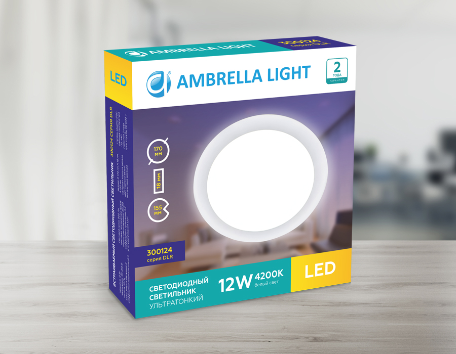 Встраиваемый светильник DOWNLIGHT Ambrella light 300124, цвет белый 300 124 - фото 4