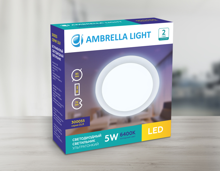 Встраиваемый светильник DOWNLIGHT Ambrella light 300055, цвет белый - фото 5