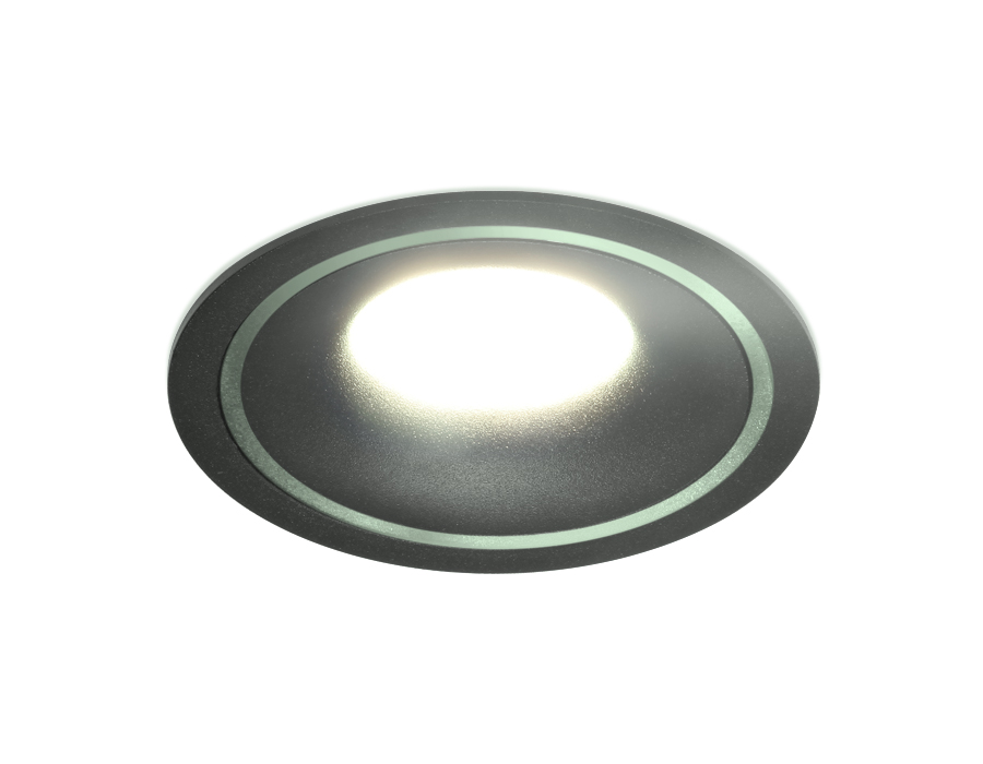 Встраиваемый светильник TECHNO Ambrella light TN121, цвет черный - фото 4