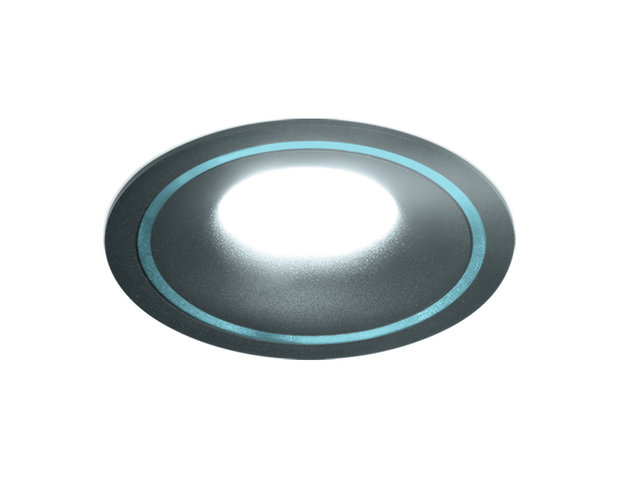 Встраиваемый светильник TECHNO Ambrella light TN121, цвет черный - фото 1