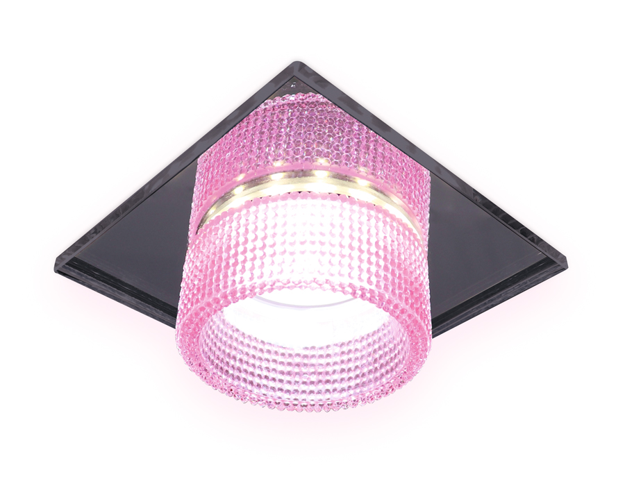 Встраиваемый светильник TECHNO Ambrella light TN356, цвет розовый - фото 2