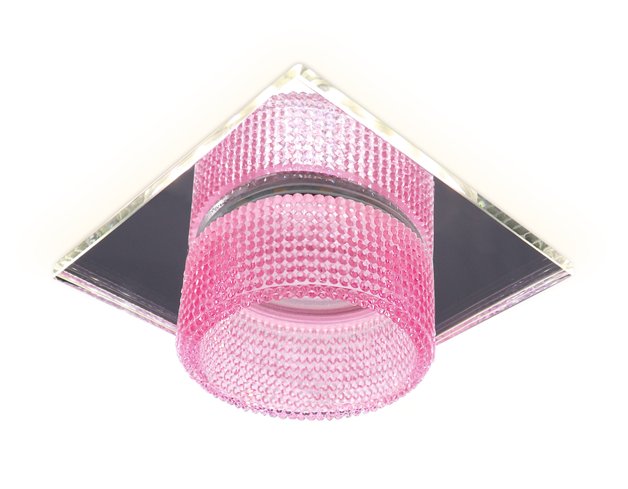 Встраиваемый светильник TECHNO Ambrella light TN356, цвет розовый - фото 5