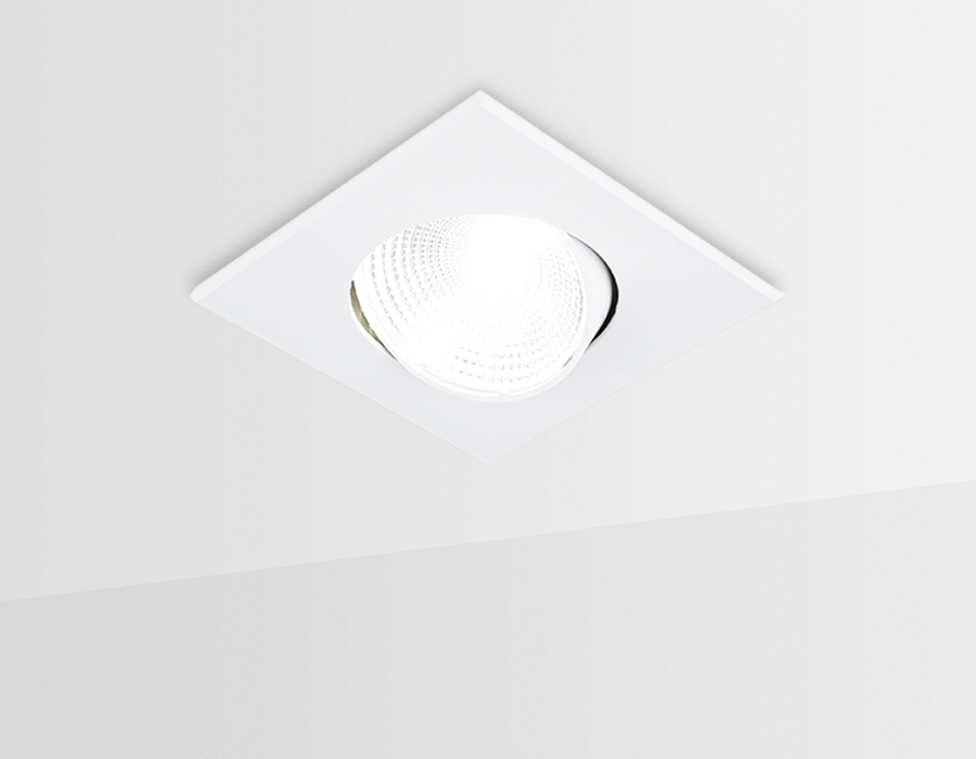 Встраиваемый светильник TECHNO Ambrella light S490 W, цвет белый - фото 3