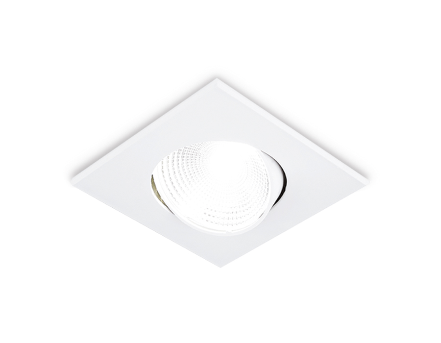 Встраиваемый светильник TECHNO Ambrella light S490 W, цвет белый - фото 1