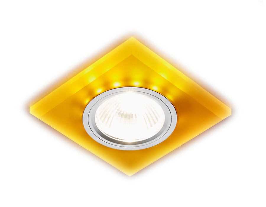 Встраиваемый светильник COMPO SPOT Ambrella light S215 WH/CH/YL, цвет хром;желтый S215 WH/CH/YL - фото 1