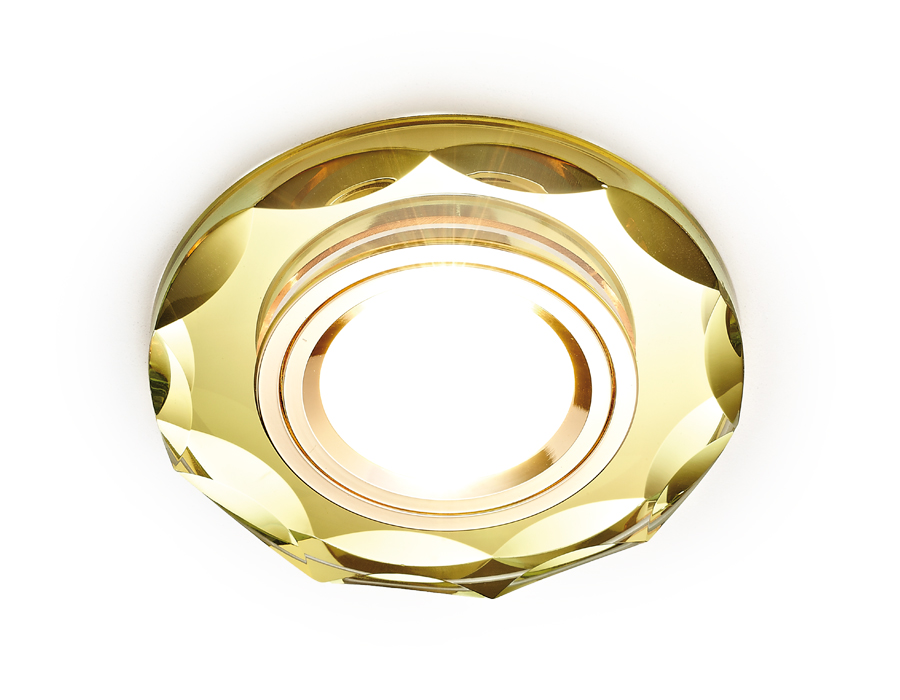 Встраиваемый светильник CRYSTAL SPOT Ambrella light 800 GOLD, цвет золотистый - фото 1