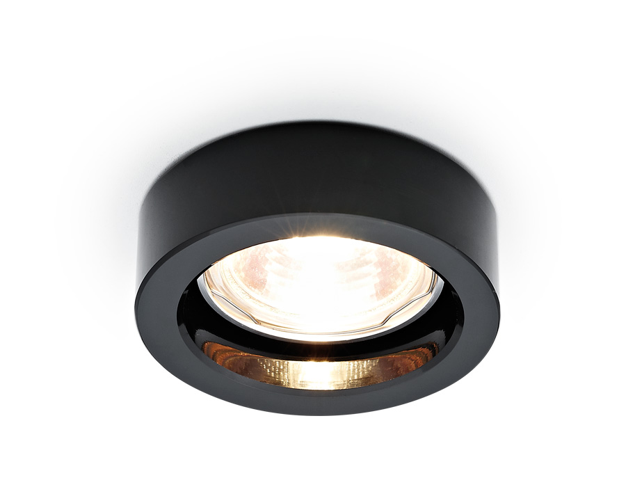 Встраиваемый светильник ORGANIC SPOT Ambrella light D9160 BK, цвет хром - фото 1