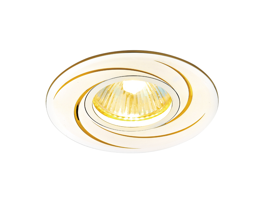Встраиваемый светильник ORGANIC SPOT Ambrella light A506 AL/G, цвет серый;золотистый A506 AL/G - фото 1