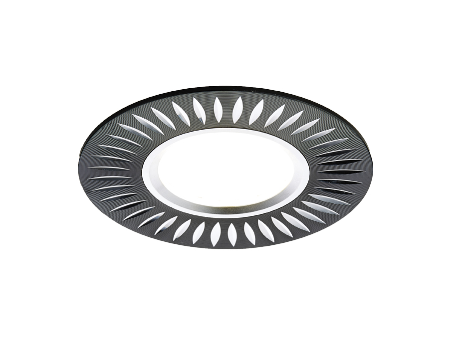 Встраиваемый светильник ORGANIC SPOT Ambrella light A507 BK/AL, цвет черный;серый A507 BK/AL - фото 1