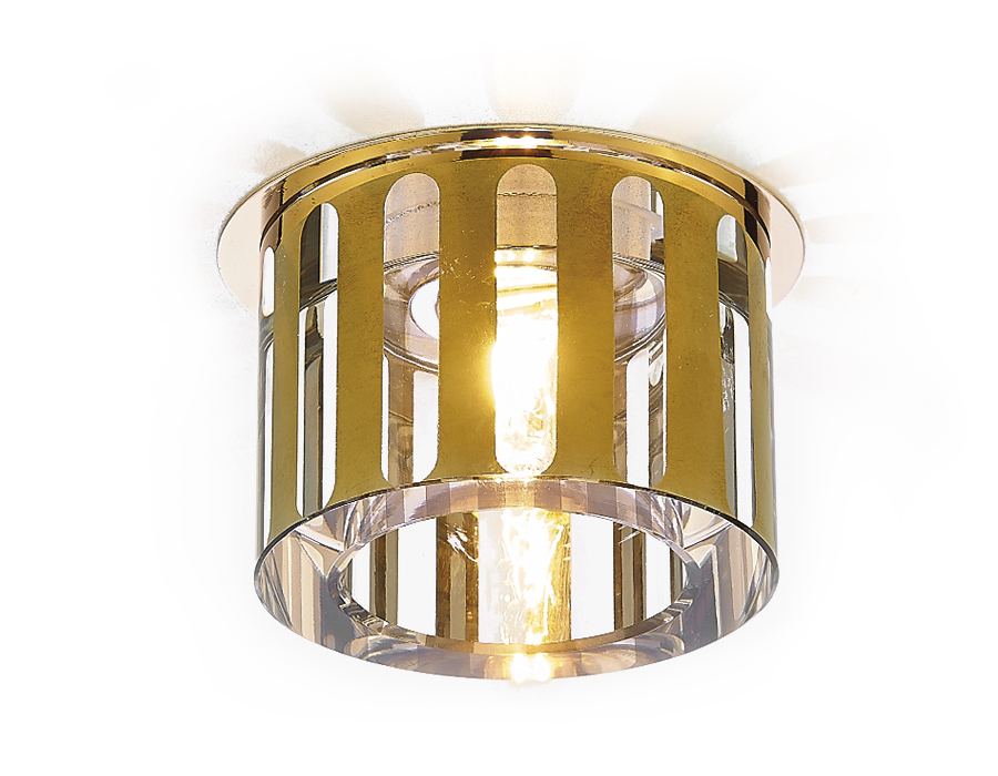 Встраиваемый светильник CRYSTAL SPOT Ambrella light D1014 GD, цвет золотистый - фото 1