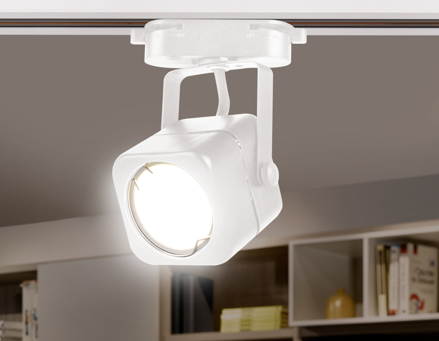 Трековый однофазный светильник TRACK SYSTEM Ambrella light GL5107, цвет белый - фото 3