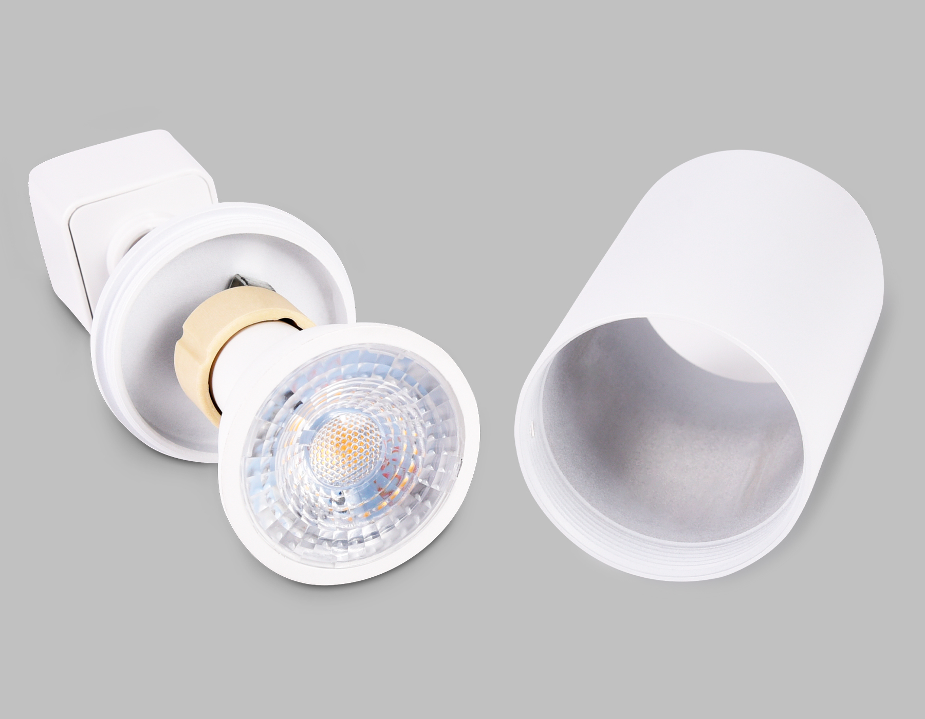 Трековый однофазный светильник TRACK SYSTEM Ambrella light GL5121, цвет белый - фото 4