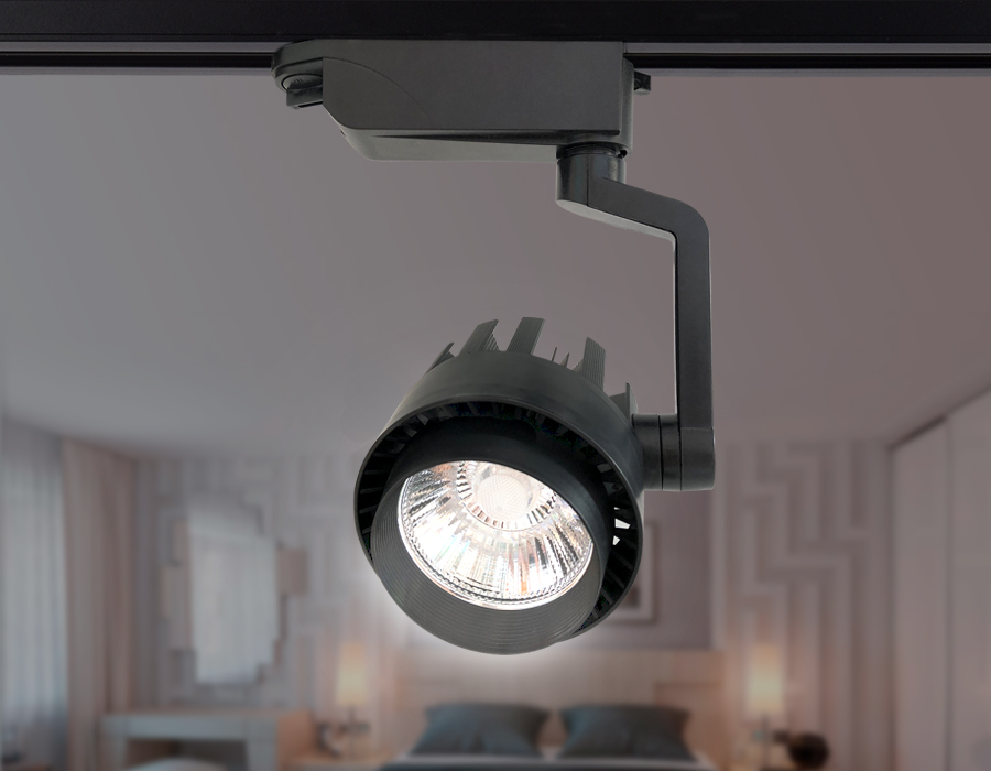 Трековый однофазный светильник TRACK SYSTEM Ambrella light GL6108, цвет черный - фото 4