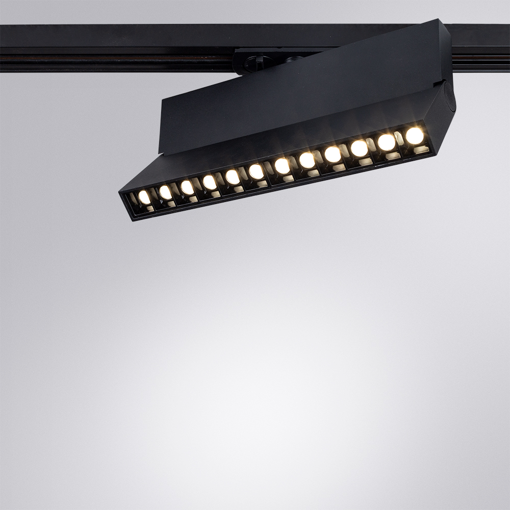 Трековый светильник Arte Lamp FLASH A4573PL-1BK, цвет черный - фото 2