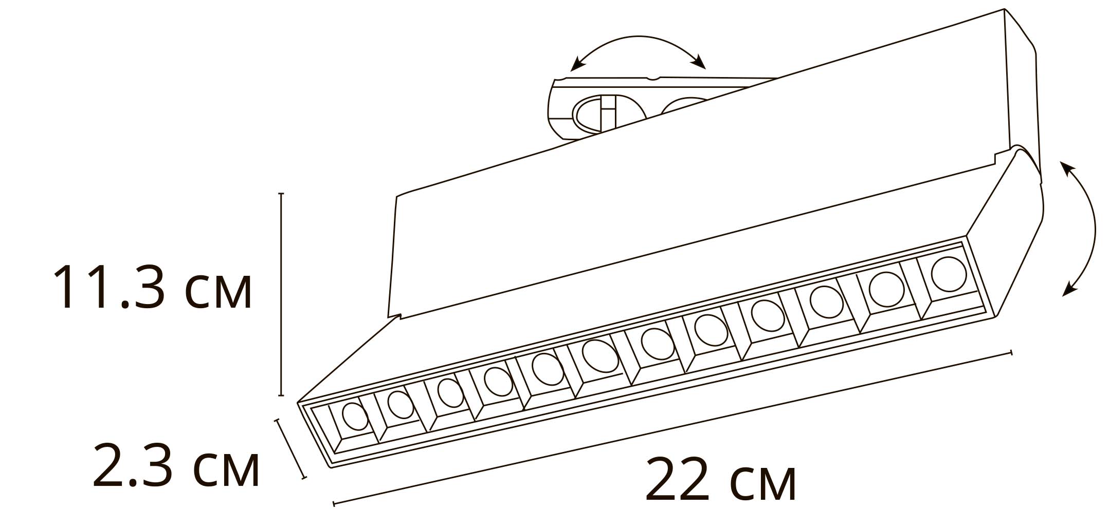 Трековый светильник Arte Lamp FLASH A4573PL-1BK, цвет черный - фото 3