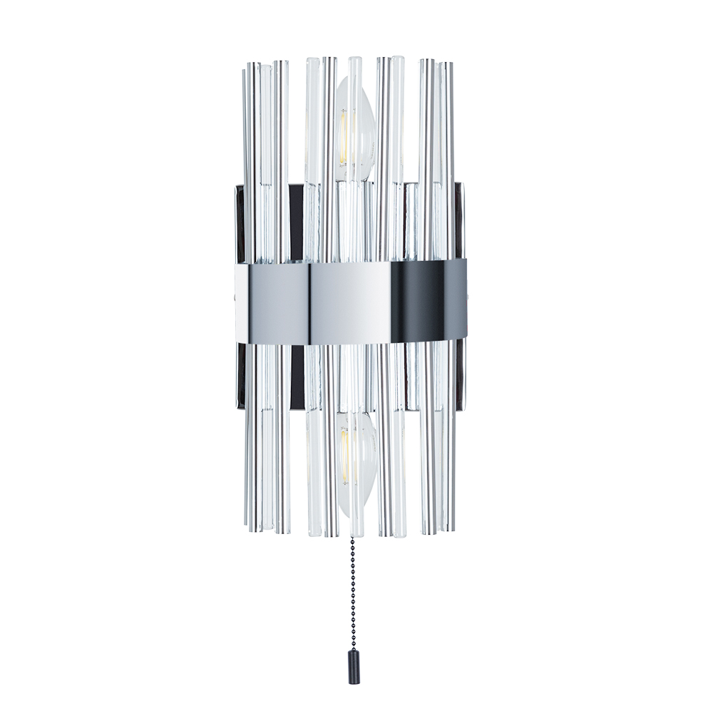 Настенный светильник Arte Lamp MONTREAL A1034AP-2CC, цвет прозрачный - фото 1