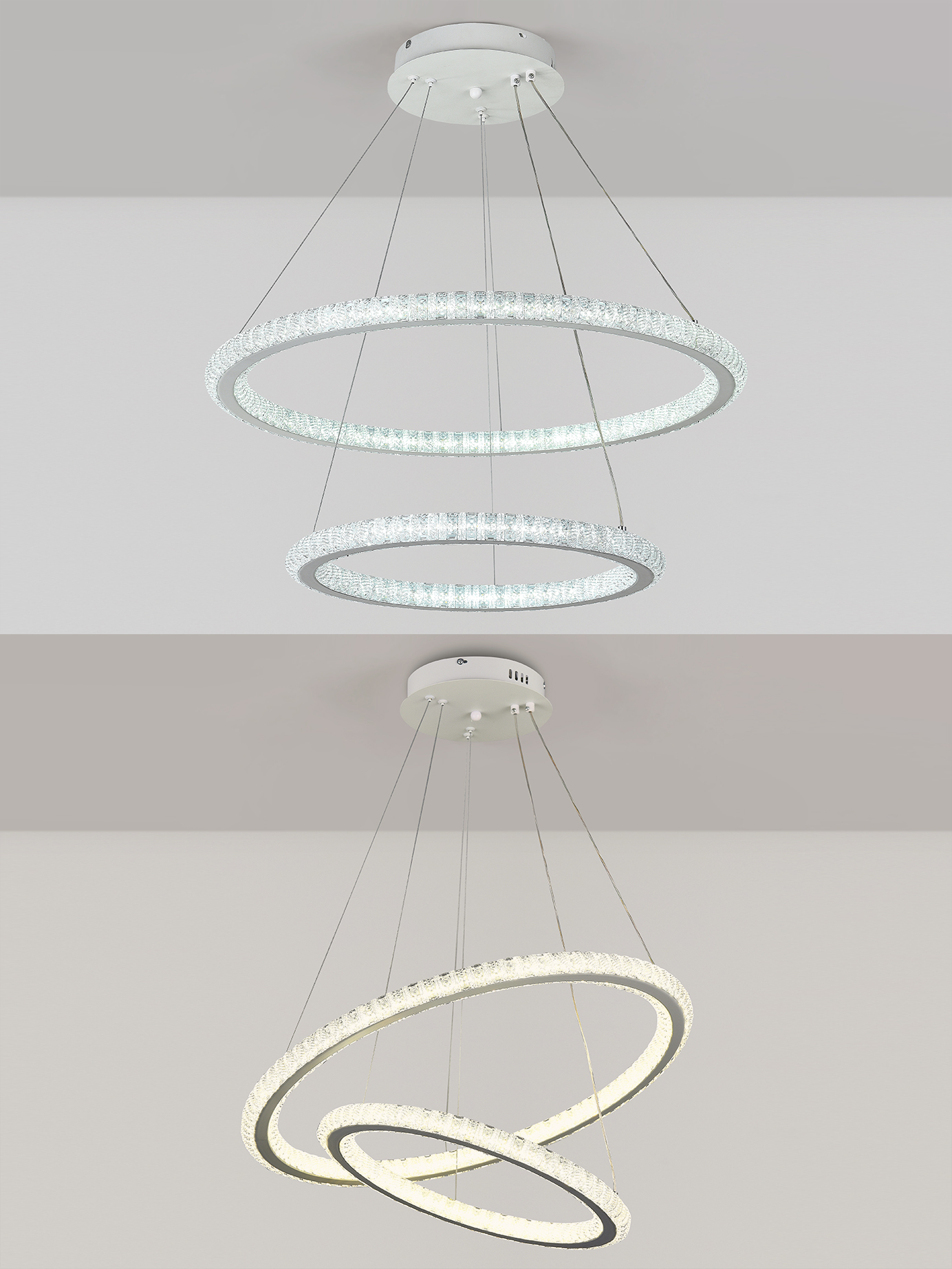 Люстра Natali Kovaltseva LED LAMPS 81292, цвет белый - фото 2