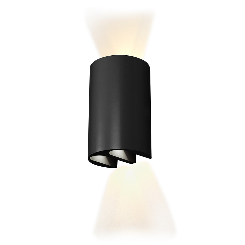 Светильник iledex DOUBLE ZD8161-12W BK, цвет черный - фото 1