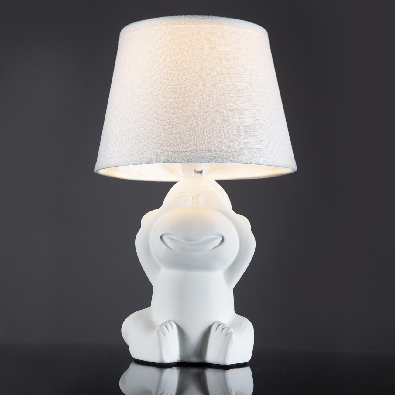 Настольная лампа Escada MONKEY 10176/T White, цвет белый 10176/T White - фото 3