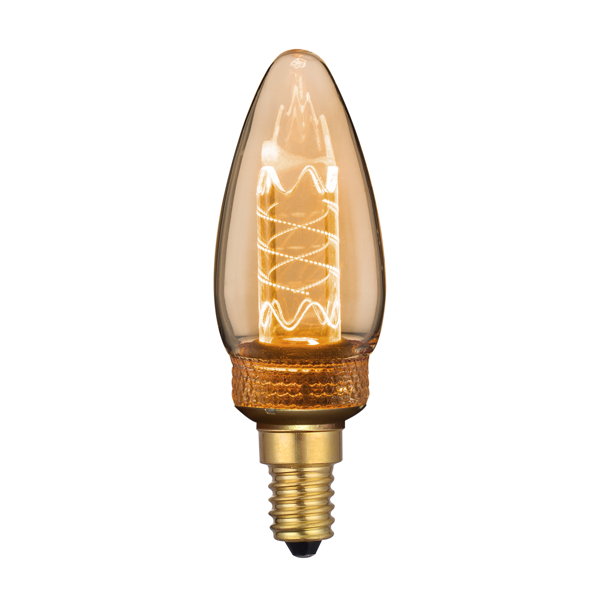 Светодиодная лампа Delight Collection VINTAGE 2W E14 RN I-C35-2, цвет золотистый - фото 1
