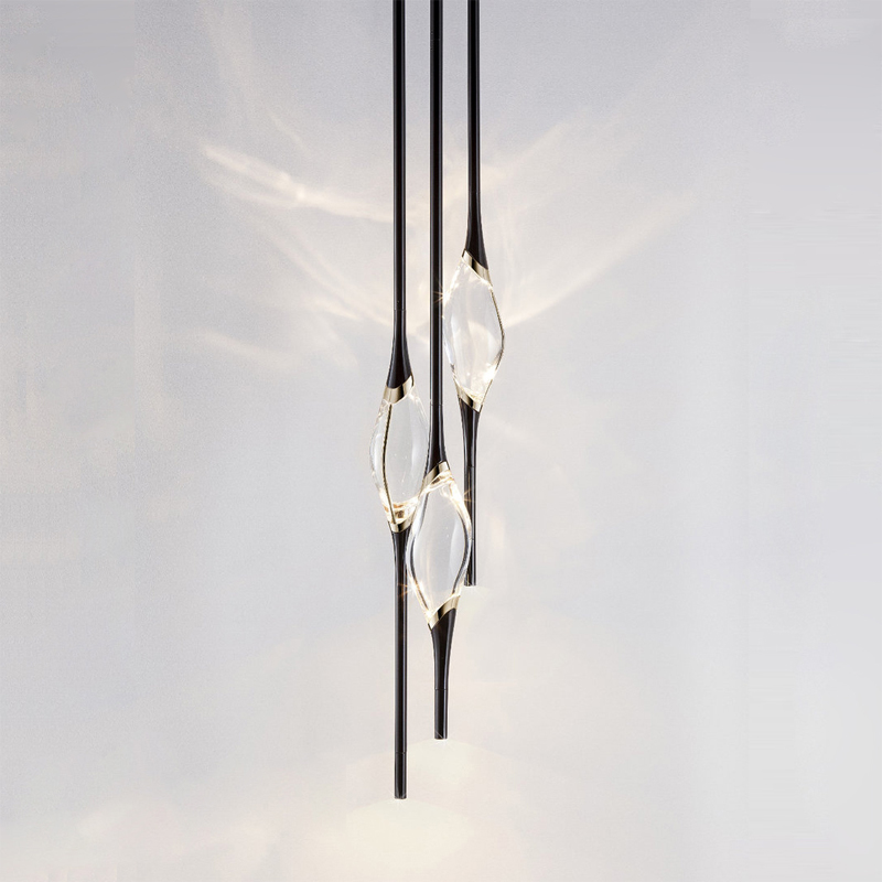 Светильник Delight Collection PEZZO OM82112-3 pearl black, цвет прозрачный;черный - фото 2