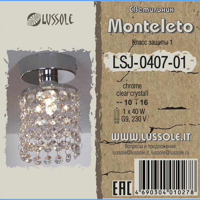 Встраиваемый Светильник Lussole MONTELETO LSJ-0407-01, цвет прозрачный - фото 2