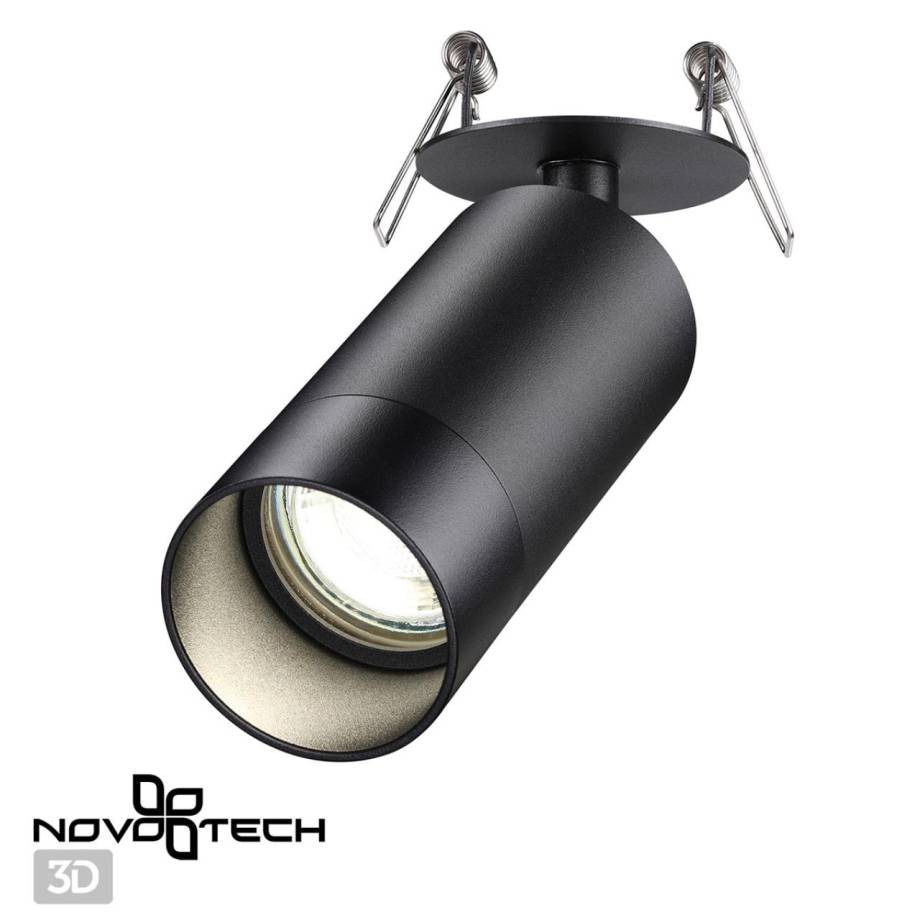Светильник Novotech SLIM 370873, цвет черный - фото 1