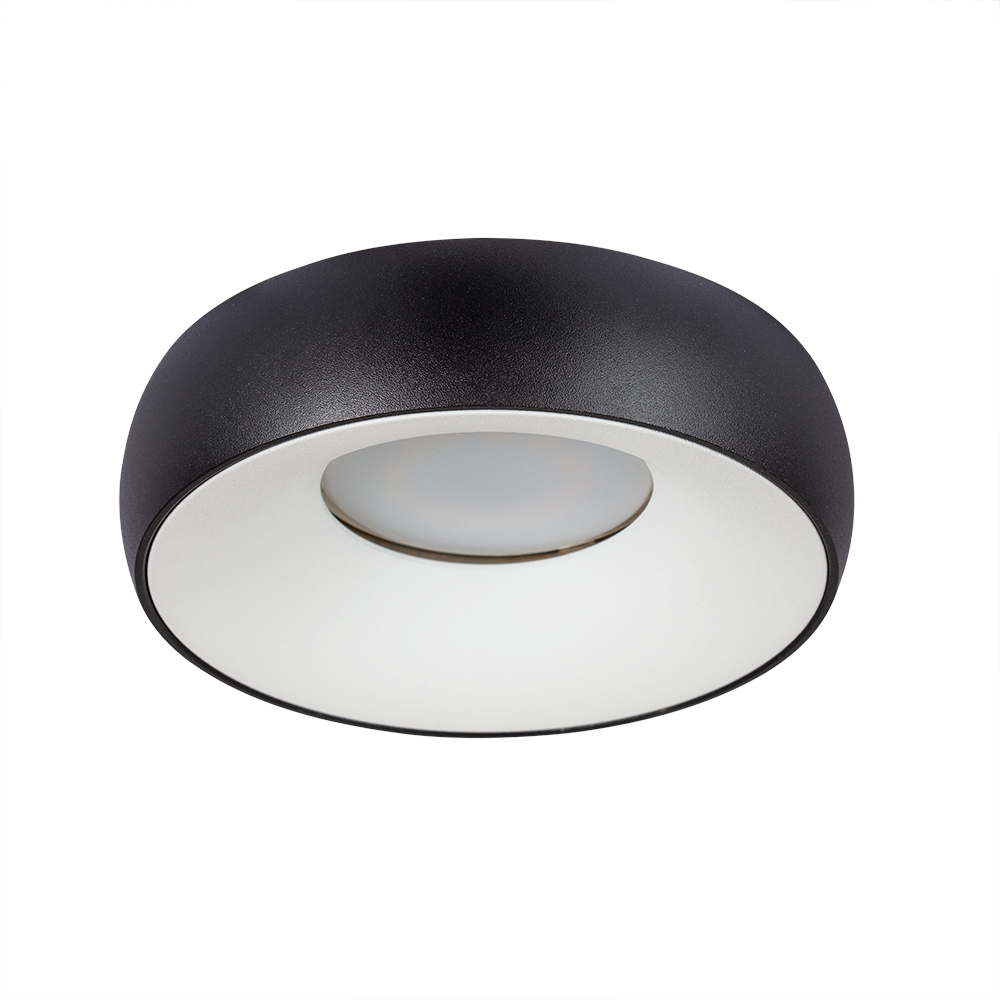 Встраиваемый светильник Arte Lamp HEZE A6665PL-1BK, цвет черный;белый - фото 1