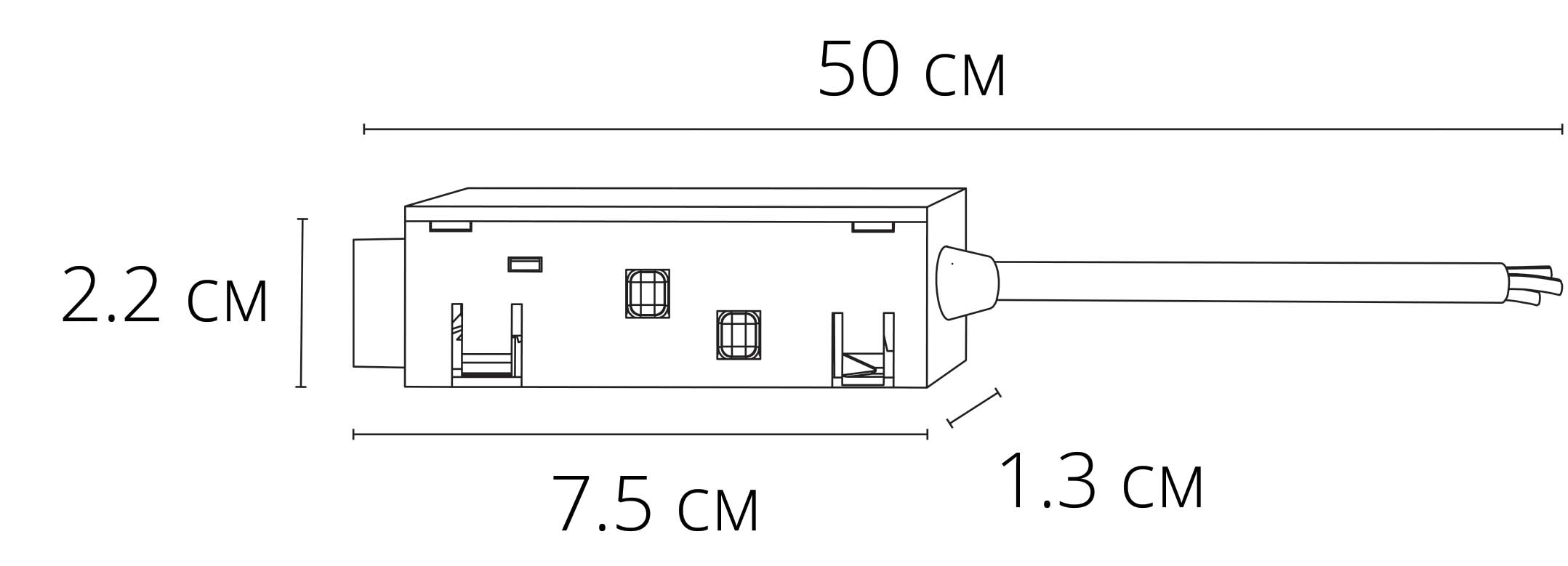Коннектор для ввода питания Arte Lamp EXPERT-ACCESSORIES A590106, цвет черный - фото 2