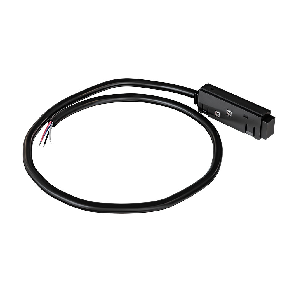 Коннектор для ввода питания Arte Lamp EXPERT-ACCESSORIES A590106, цвет черный - фото 1