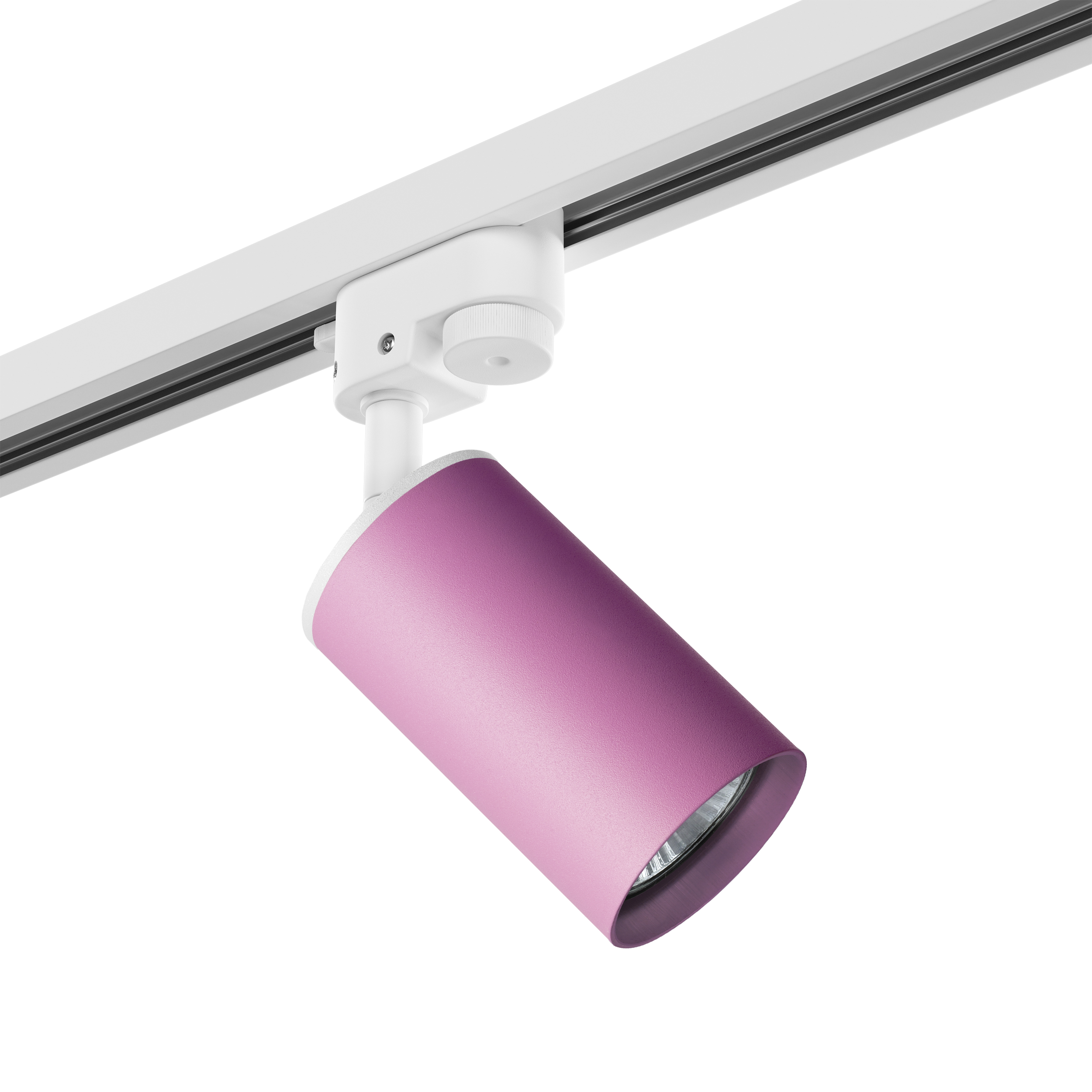 Комплект из светильника и трека Lightstar RULLO R1T432, цвет розовый - фото 1