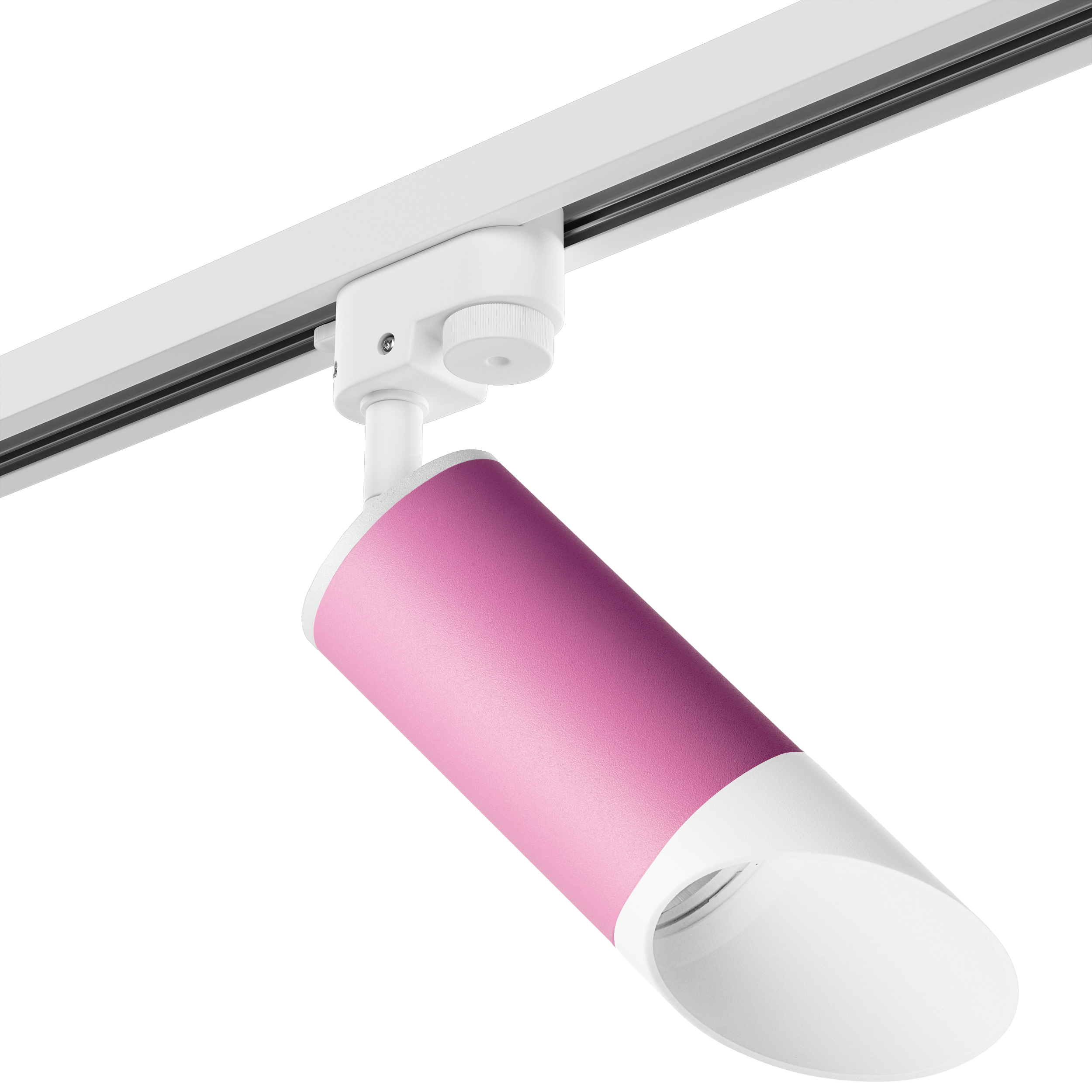Комплект из светильника и трека Lightstar RULLO R1T43236, цвет розовый - фото 1