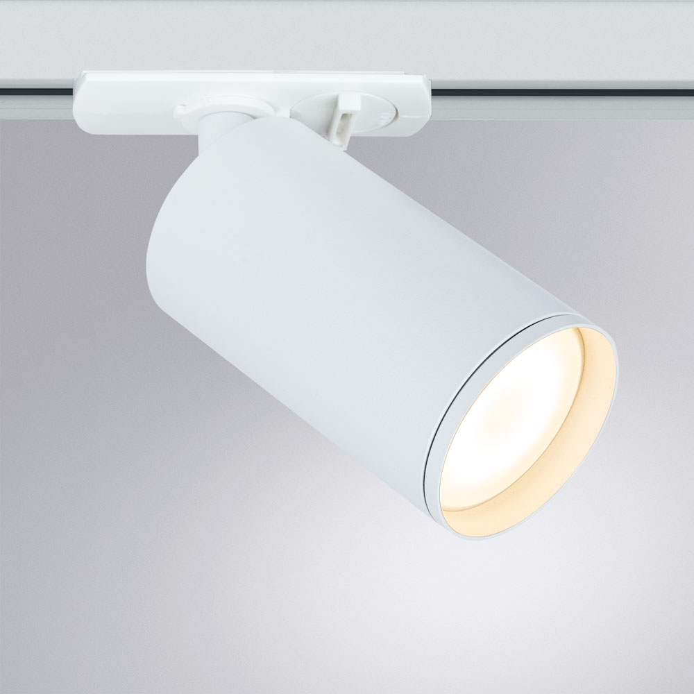 Трековый светильник Arte Lamp FLAME A1519PL-1WH, цвет белый - фото 2