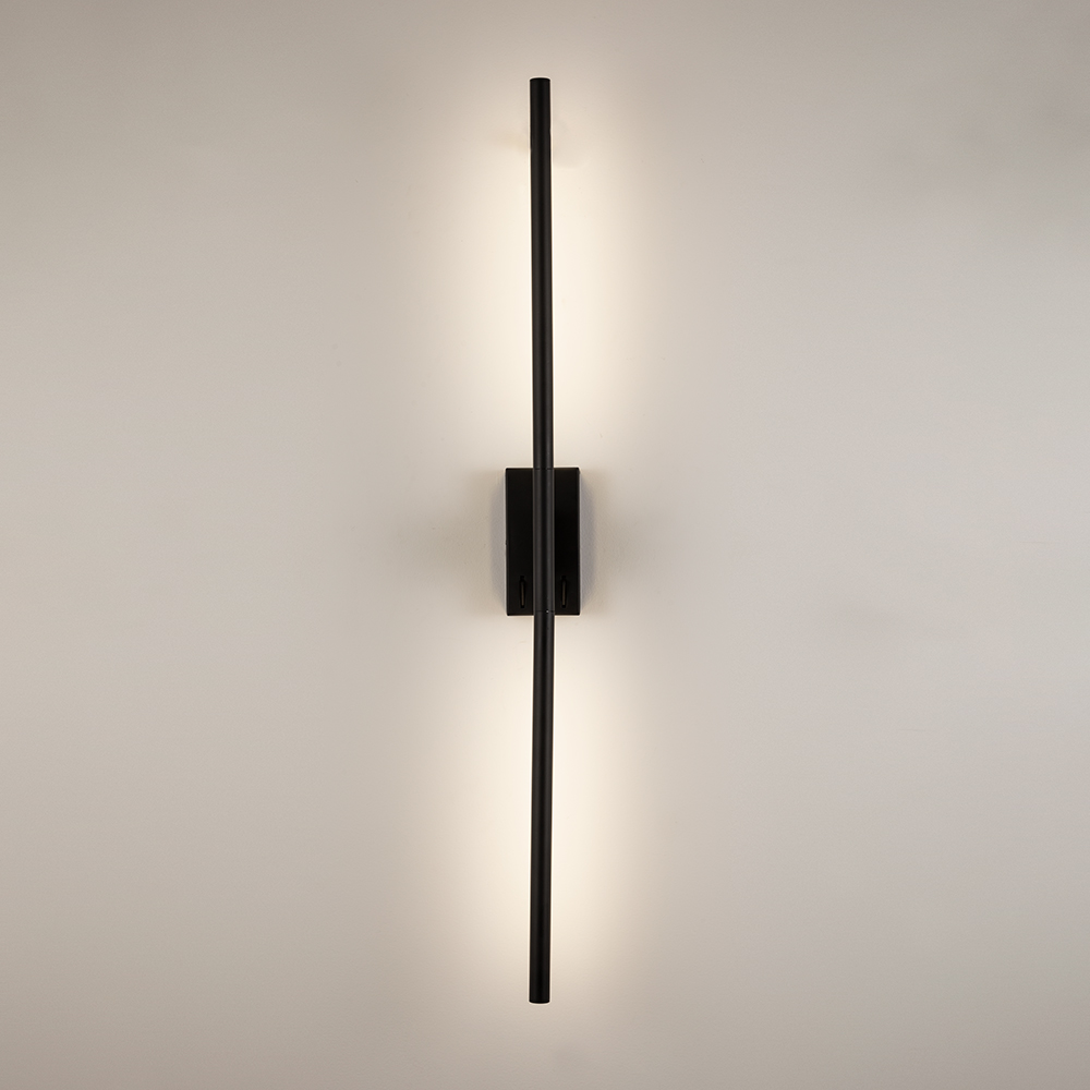 Настенный светильник Arte Lamp LINES A2029AP-1BK, цвет черный - фото 2