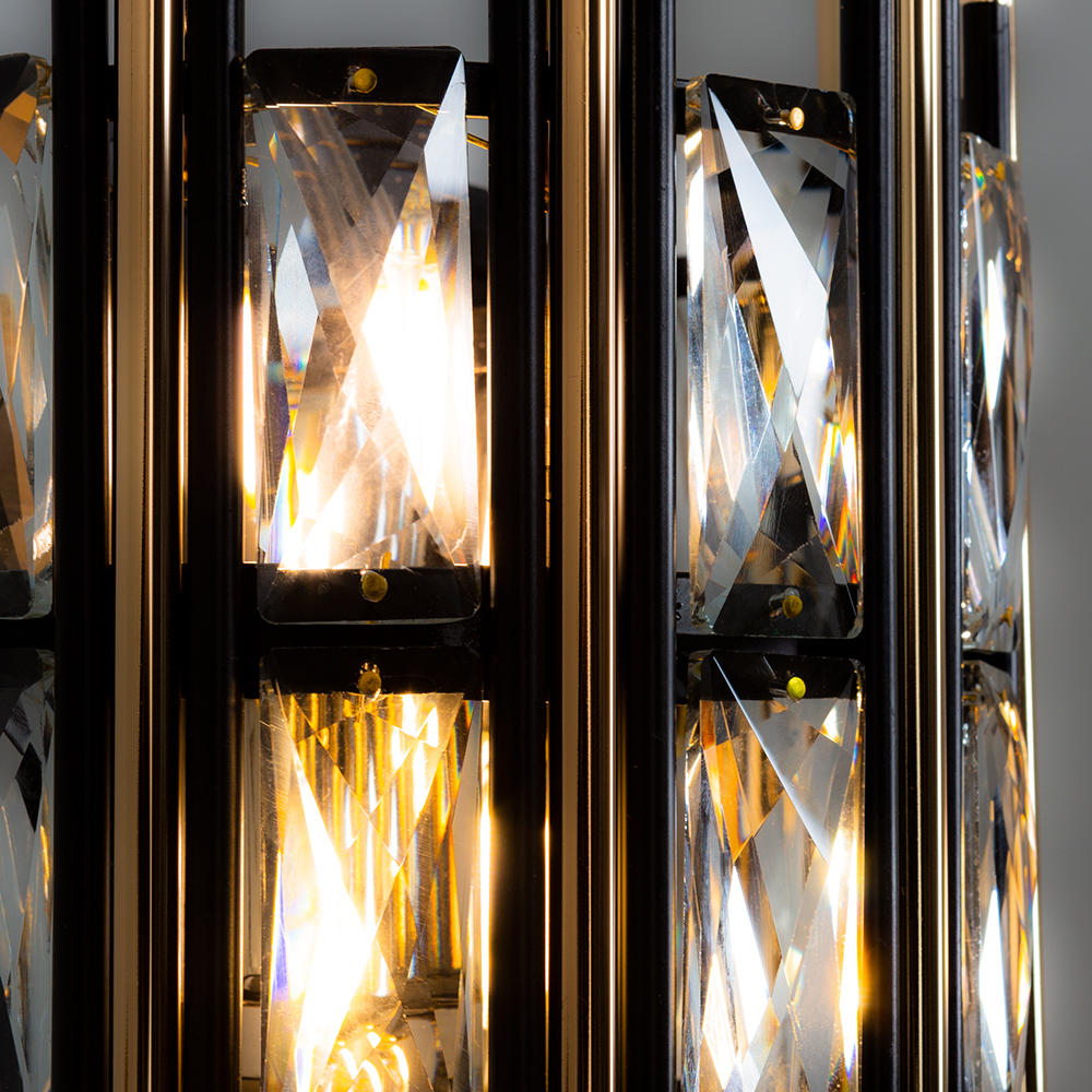 Настенный светильник Arte Lamp ALRUBA A1043AP-2BK, цвет черный - фото 3