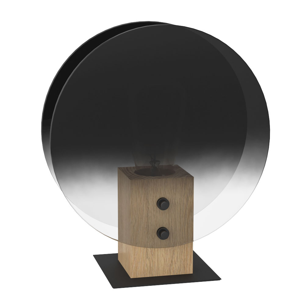 Настольная лампа Eglo MILLENA 43481, цвет прозрачный;черный 390143 - фото 1