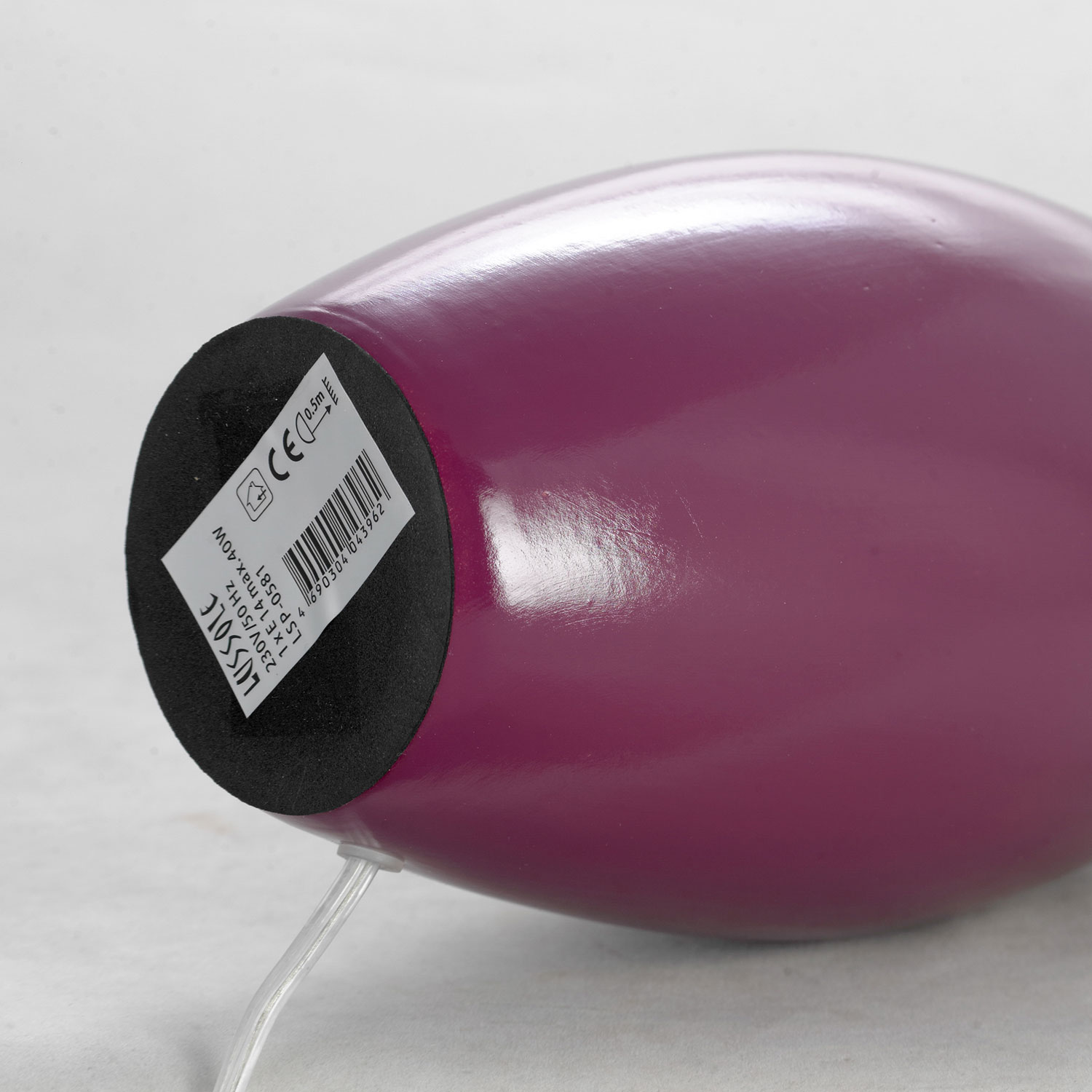 Декоративная настольная лампа Lussole GARFIELD LSP-0581Wh, цвет фиолетовый - фото 3