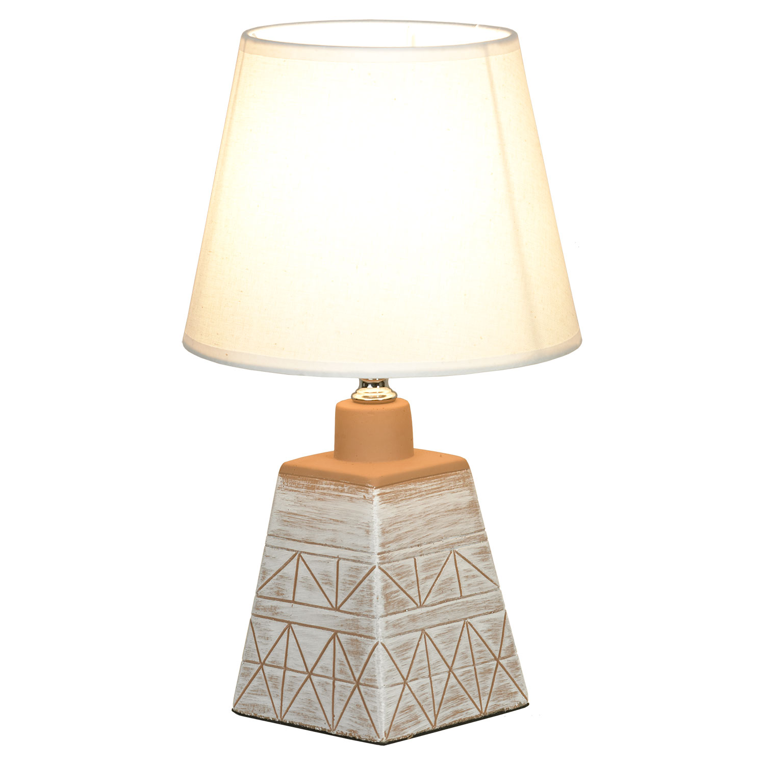Декоративная настольная лампа Lussole GARFIELD LSP-0588Wh, цвет белый - фото 1