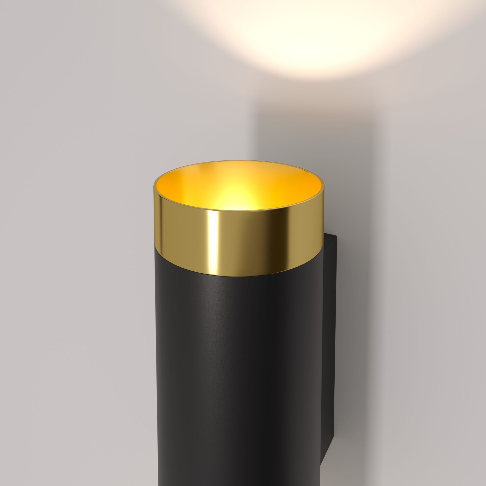 Настенный светильник Elektrostandard POLI a058982 4690389184116, цвет черный;золотистый - фото 3