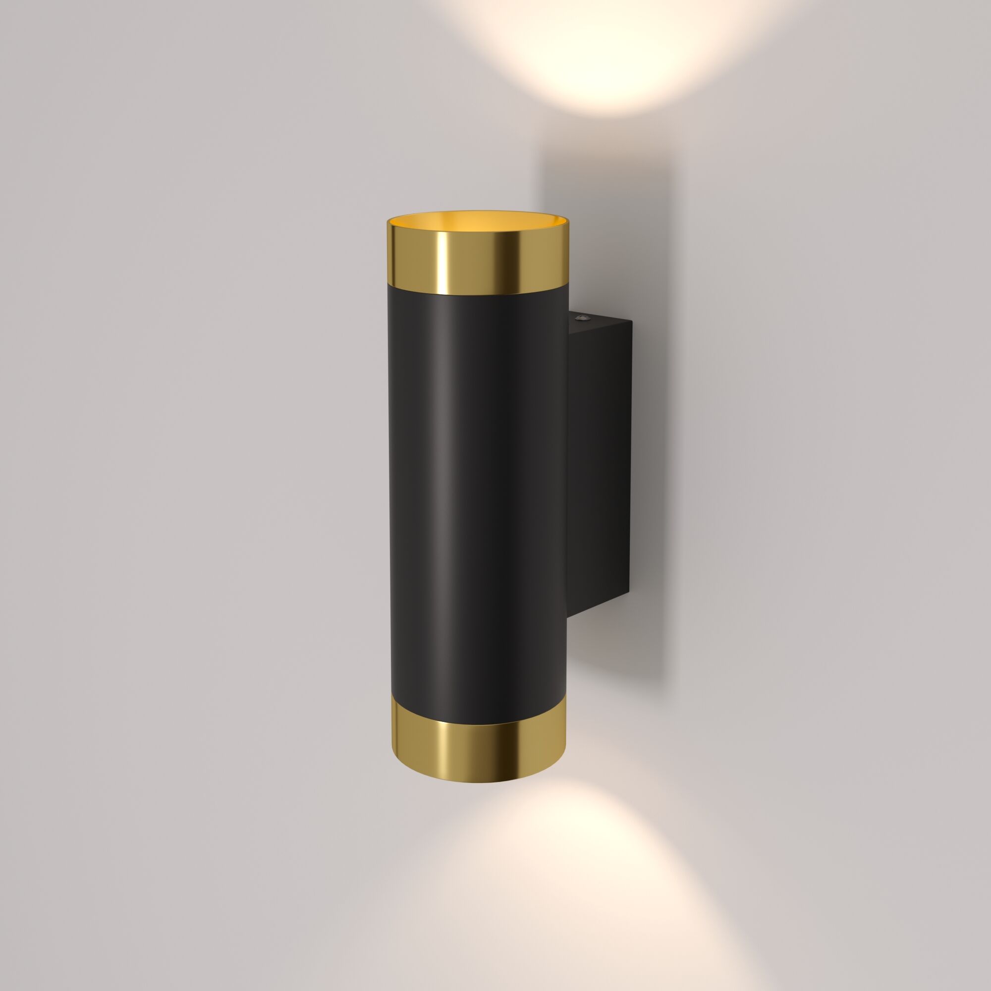 Настенный светильник Elektrostandard POLI a058982 4690389184116, цвет черный;золотистый - фото 1