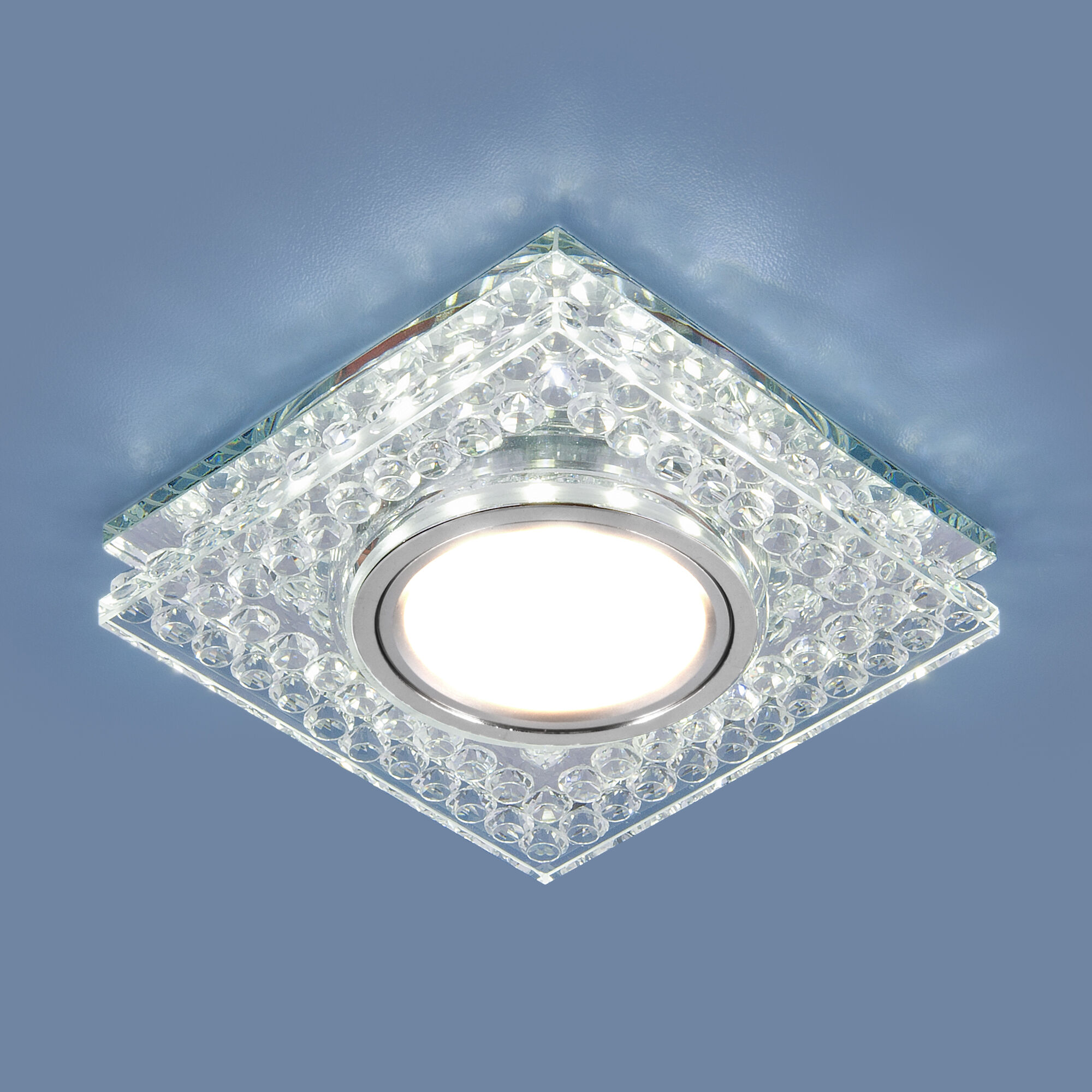 Точечный встраиваемый светильник Elektrostandard ANNULI a049338 4690389041075, цвет прозрачный;серебристый - фото 2