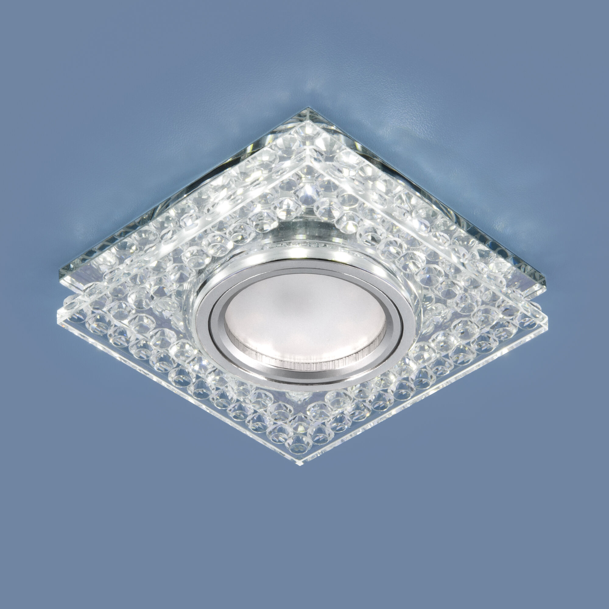 Точечный встраиваемый светильник Elektrostandard ANNULI a049338 4690389041075, цвет прозрачный;серебристый - фото 4