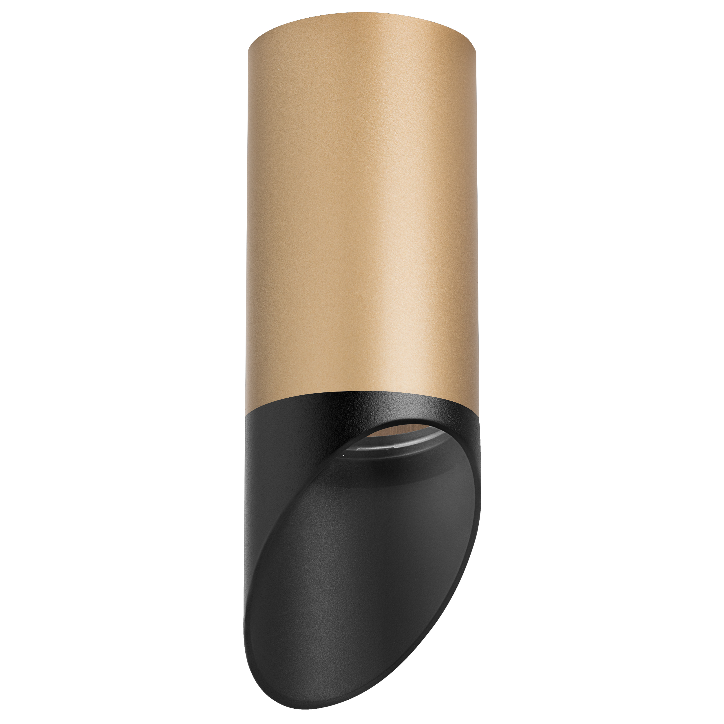 Точечный накладной светильник Lightstar Rullo R44037, цвет золотистый;черный - фото 1