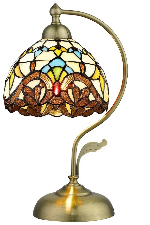 Настольная лампа Velante TIFFANY 830-804-01, цвет разноцветный - фото 1