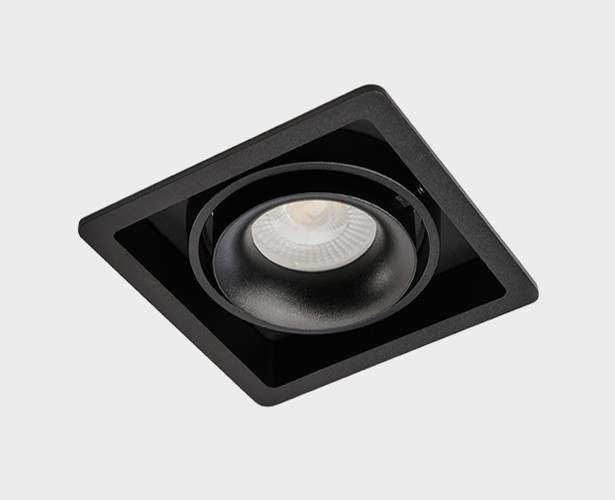 Встраиваемый светильник Italline DE-311 black, цвет черный - фото 1