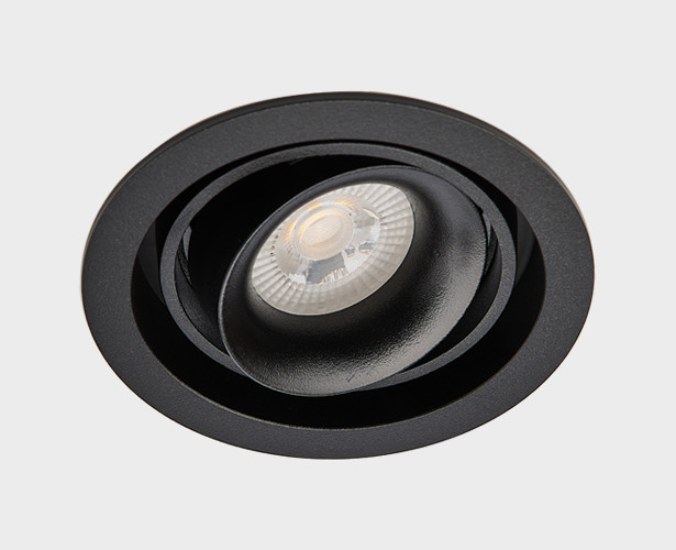 Встраиваемый светильник Italline DE-313 black, цвет черный - фото 1