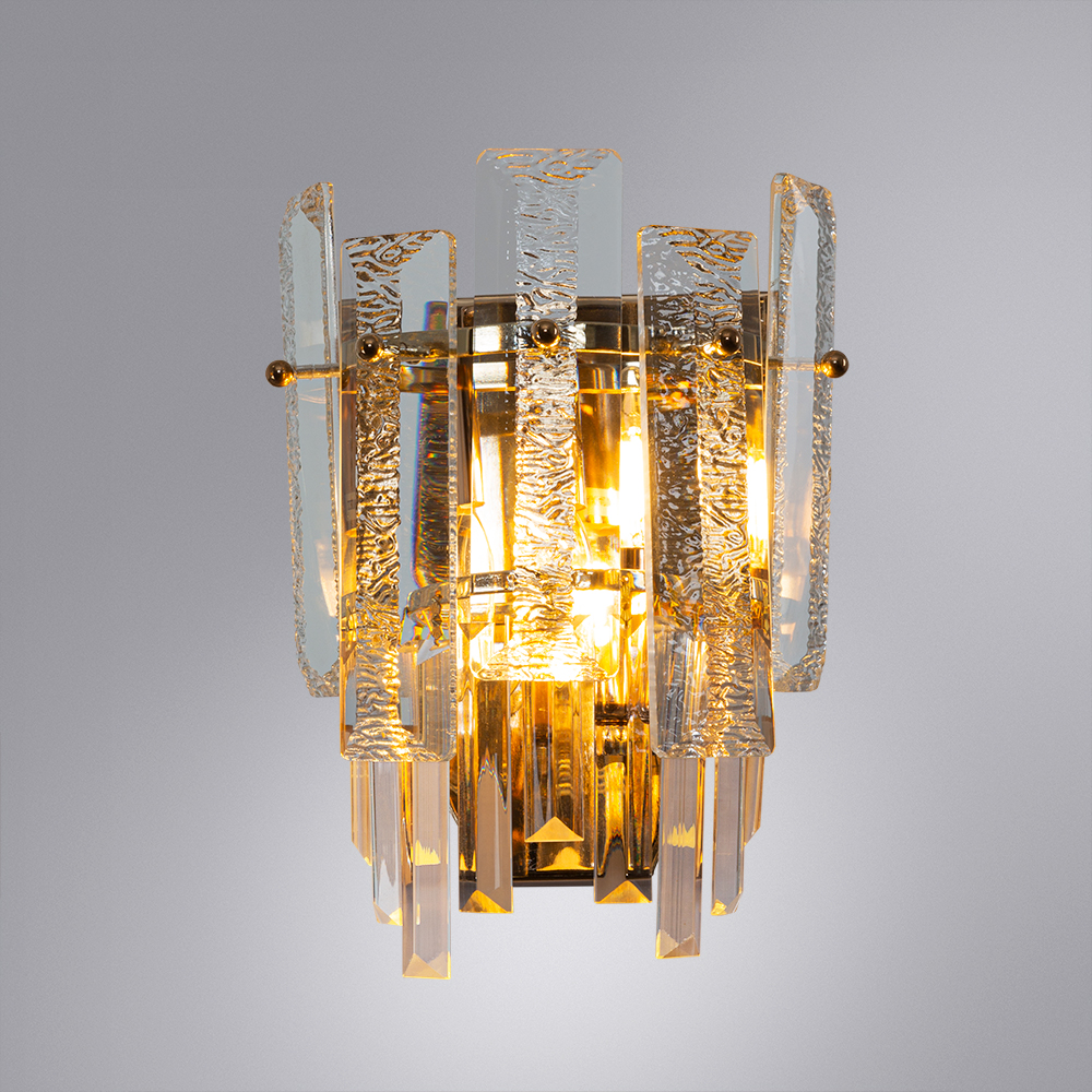 Настенный светильник Arte Lamp NICOLETTA A1052AP-2GO, цвет золотистый - фото 2