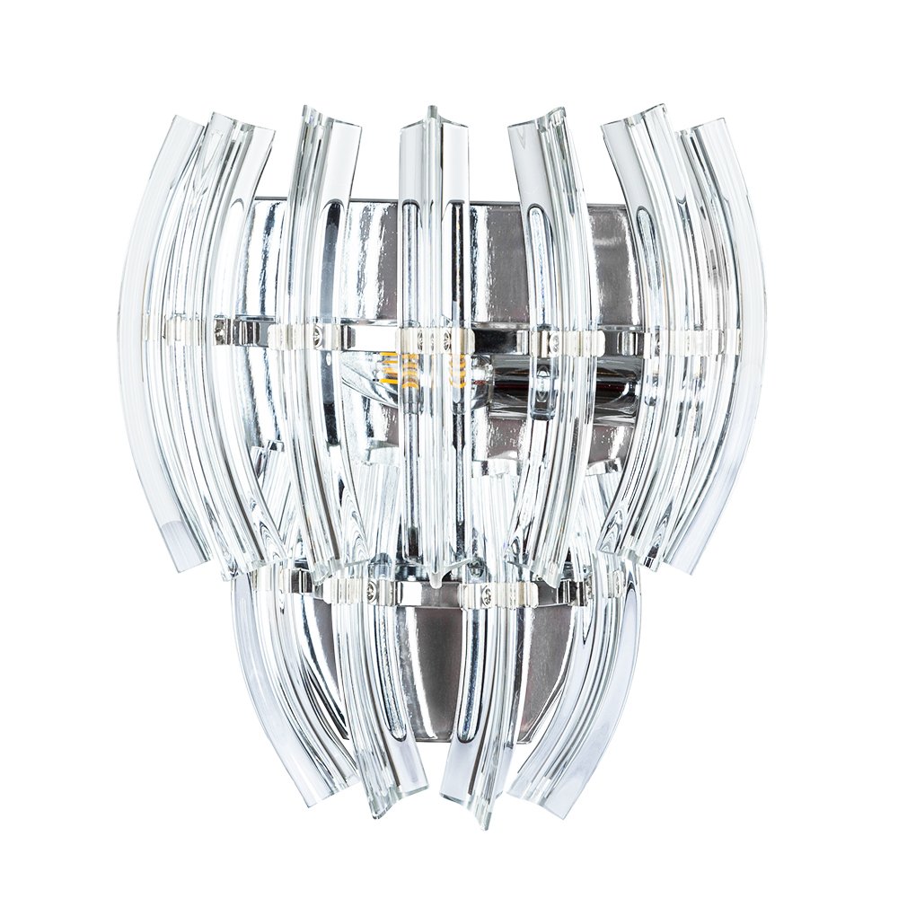 Настенный светильник Arte Lamp ELLA A1054AP-1CC, цвет прозрачный - фото 1