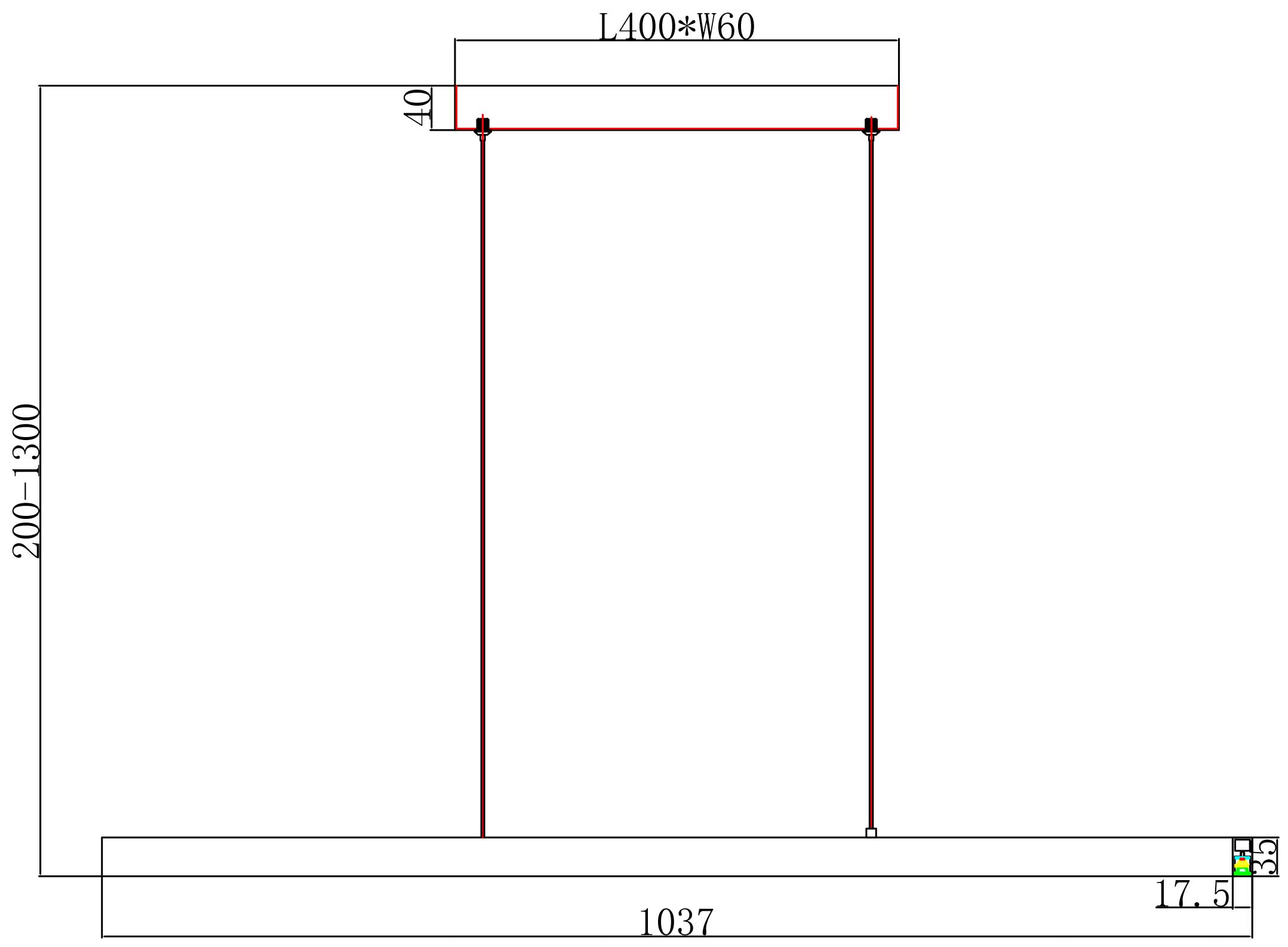 Подвесной светильник Arte Lamp LAO A2190SP-1BK, цвет черный - фото 4