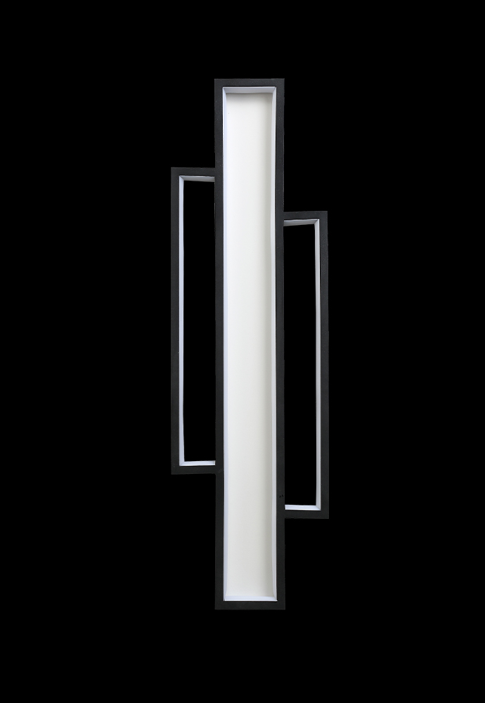 Настенный светильник Crystal Lux SOBRE AP35W LED H600 V2 BLACK, цвет белый - фото 3